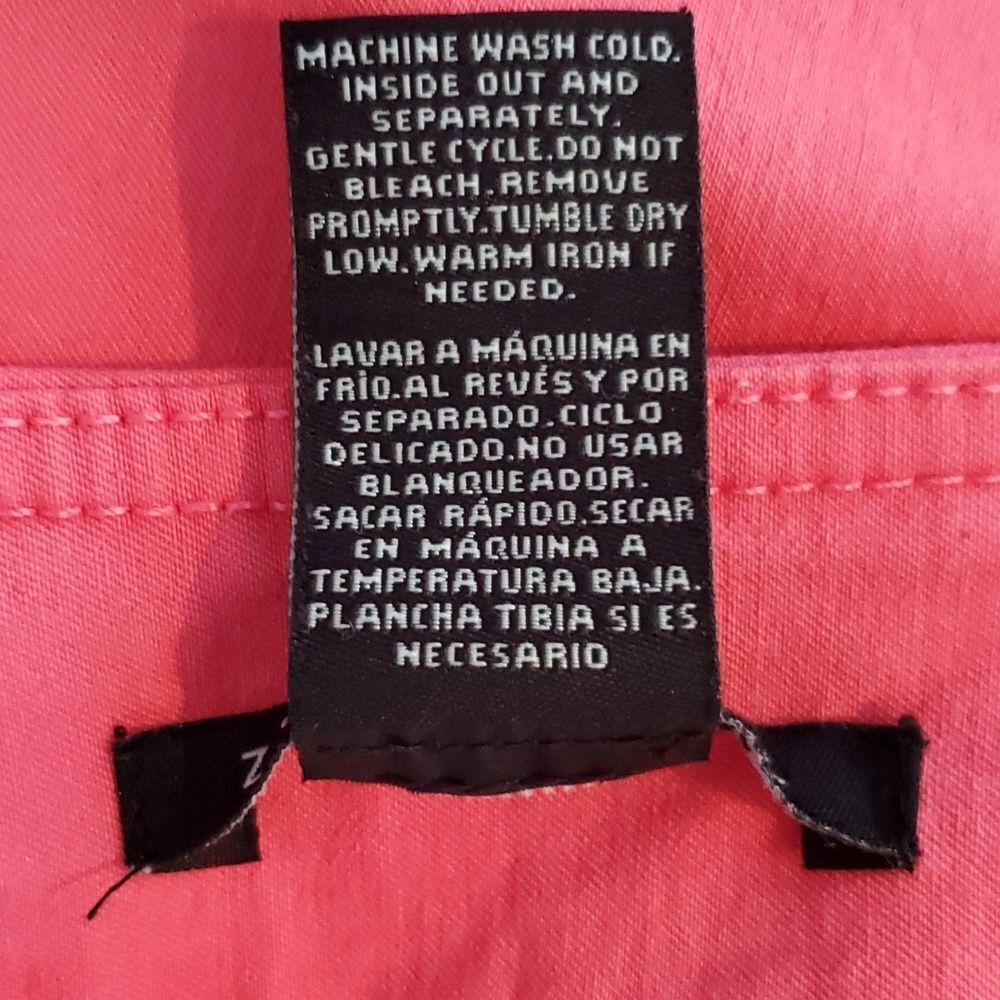 ZAC & RACHEL PINK PULL ON ELASTIC BERMUDA SHORTS LONG INSEAM FLAT FRONT 10 - Picture 4 of 6